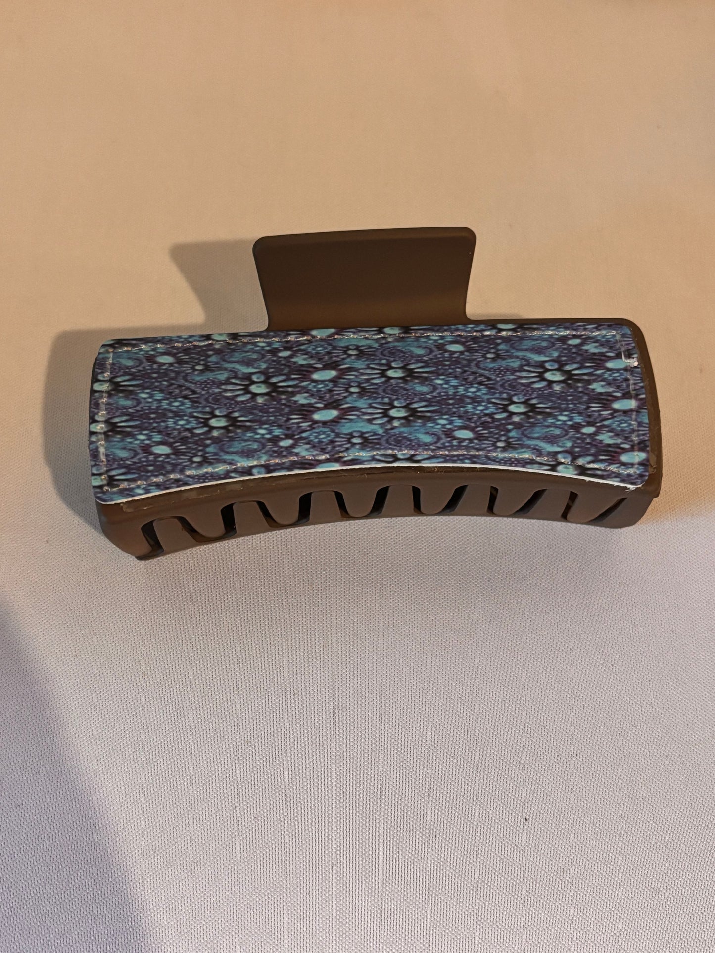 Turquoise Design Sublimation Hairclip