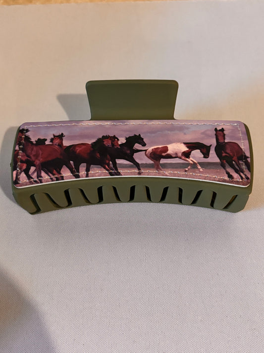 Horse Sublimation Hairclip