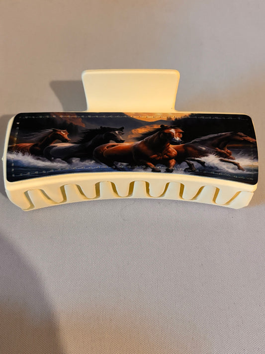 Horse Sublimation Hairclip