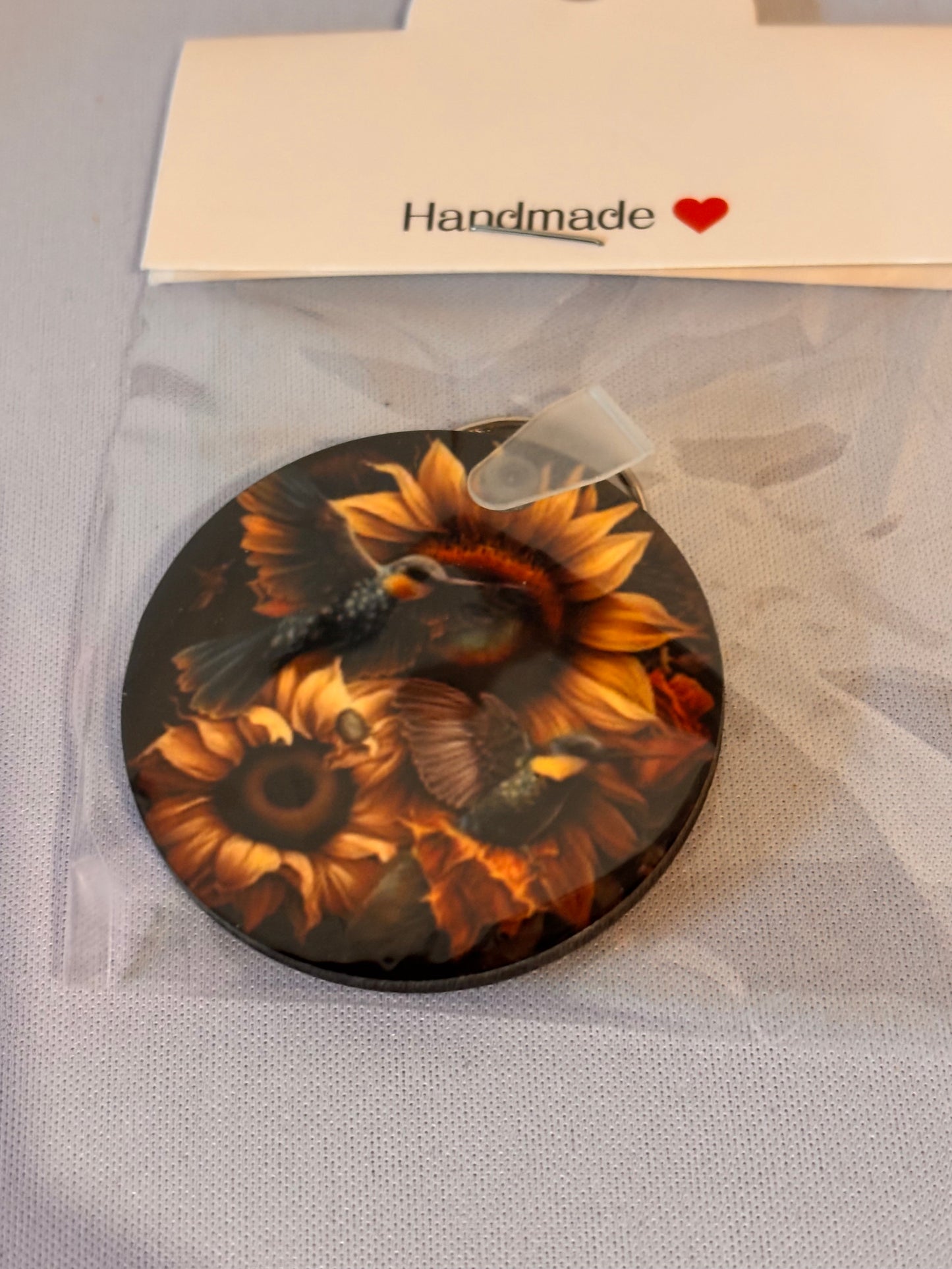 Hummingbird Sublimation Keychain