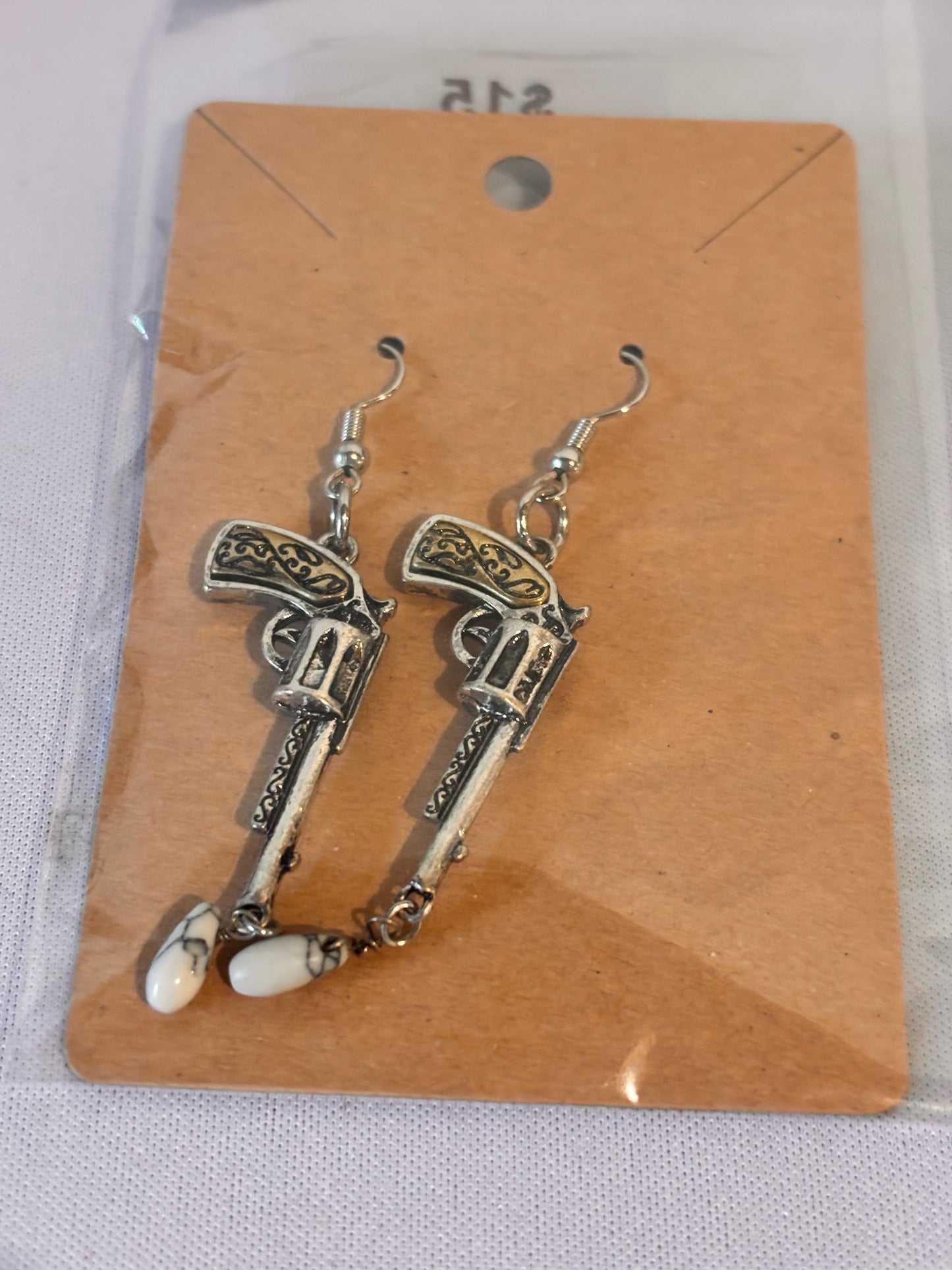 Pistol earrings