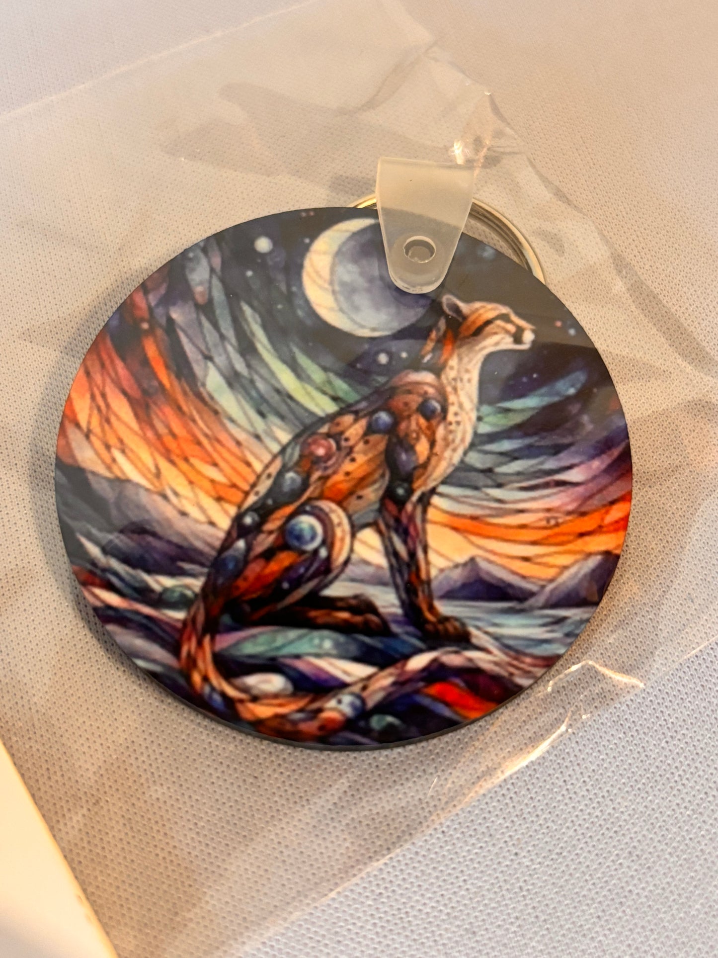 Jaguar Sublimation Keychain