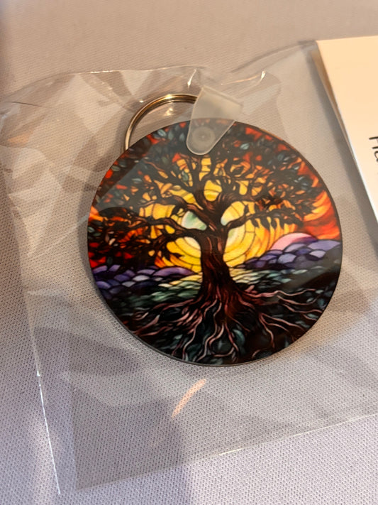 Tree of Life Sublimation Keychain