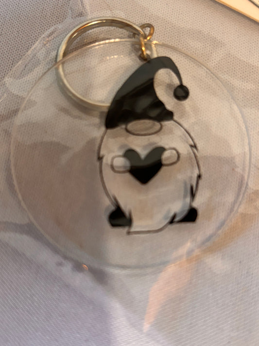 Gnome Vinyl Keychain