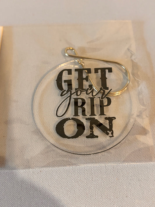Get your Rip on Vinyl Keychain