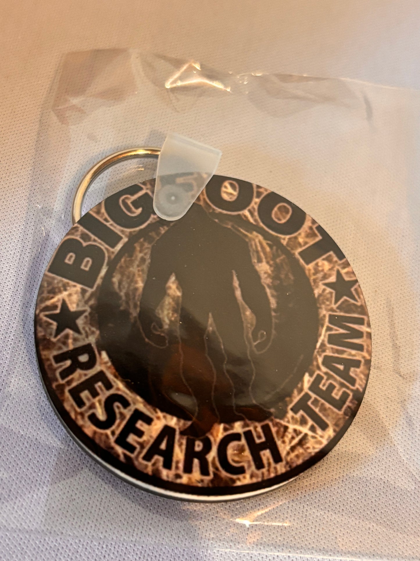 Bigfoot Research Team Sublimation Keychain