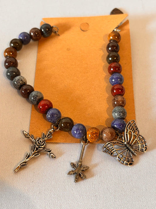 Beaded Charm Bracelet