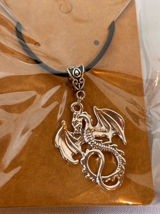 Silver Dragon Necklace