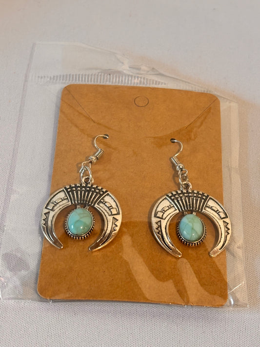 Turquoise Charm Earrings