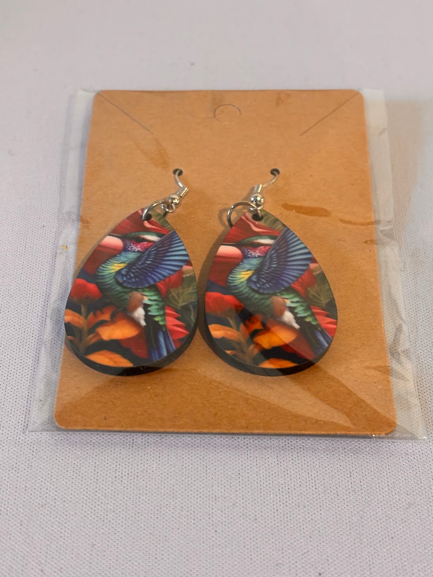 Hummingbird Sublimation Earrings