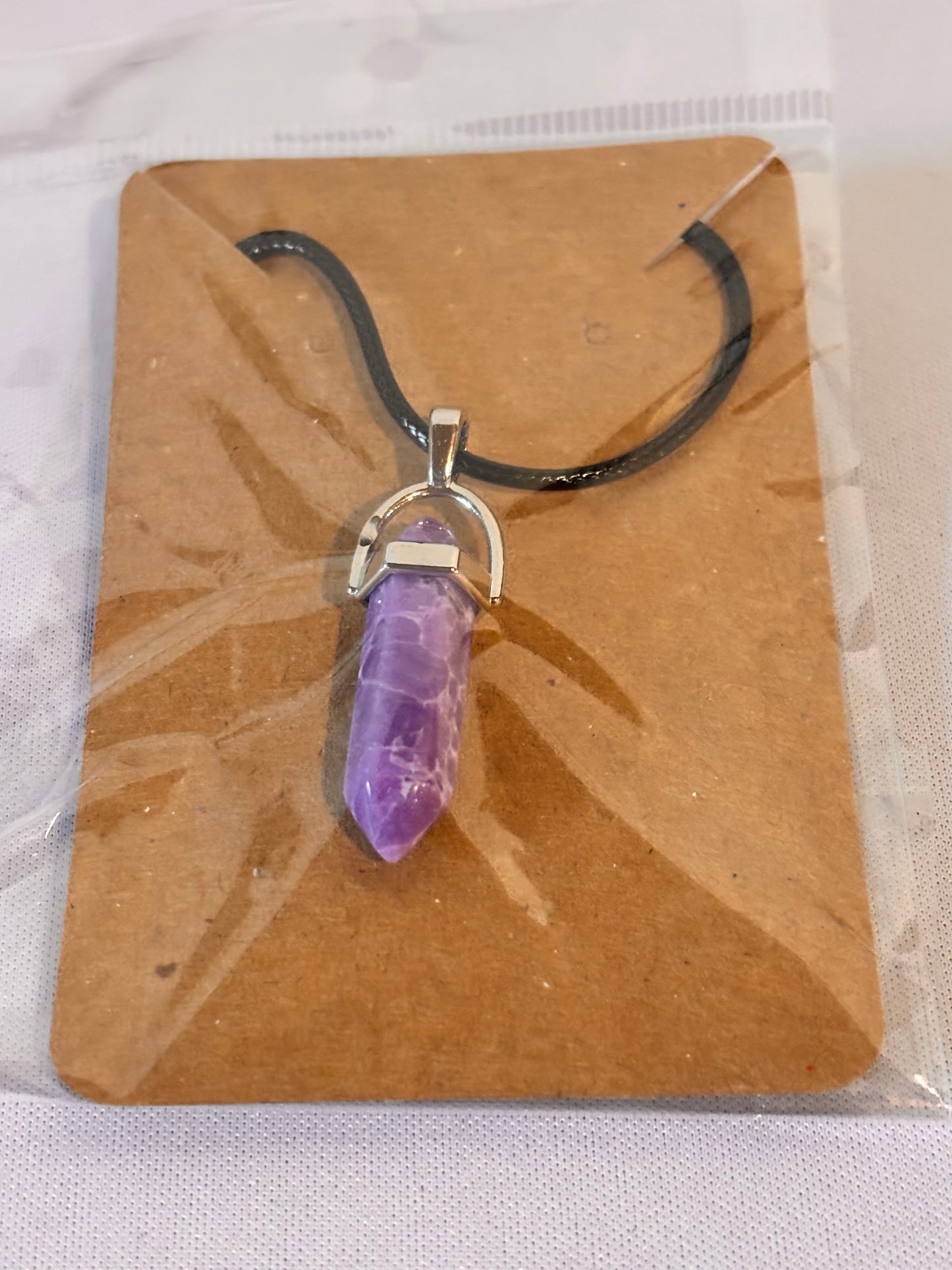 Purple Stone Necklace