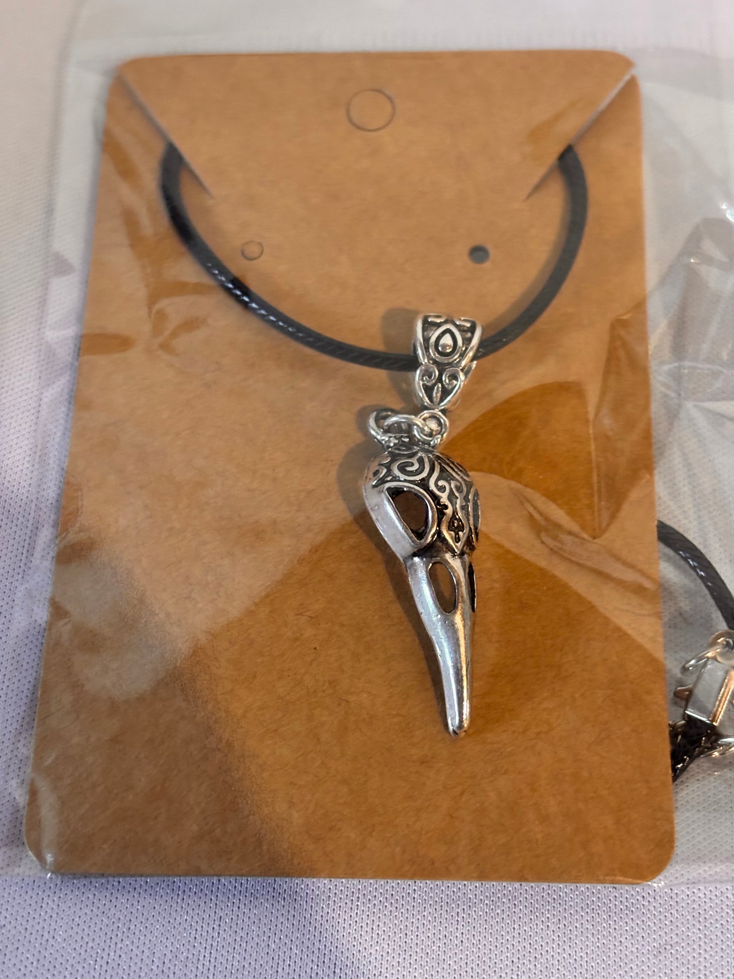 Raven Skull Necklace