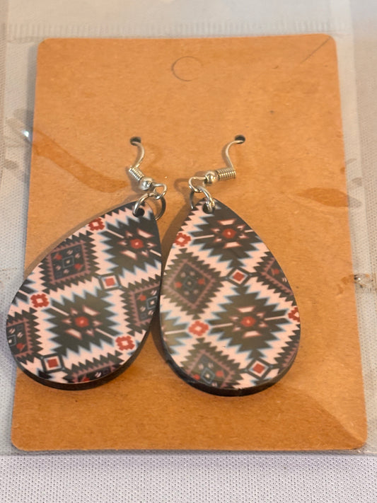 Native Design Sublimation Earrings