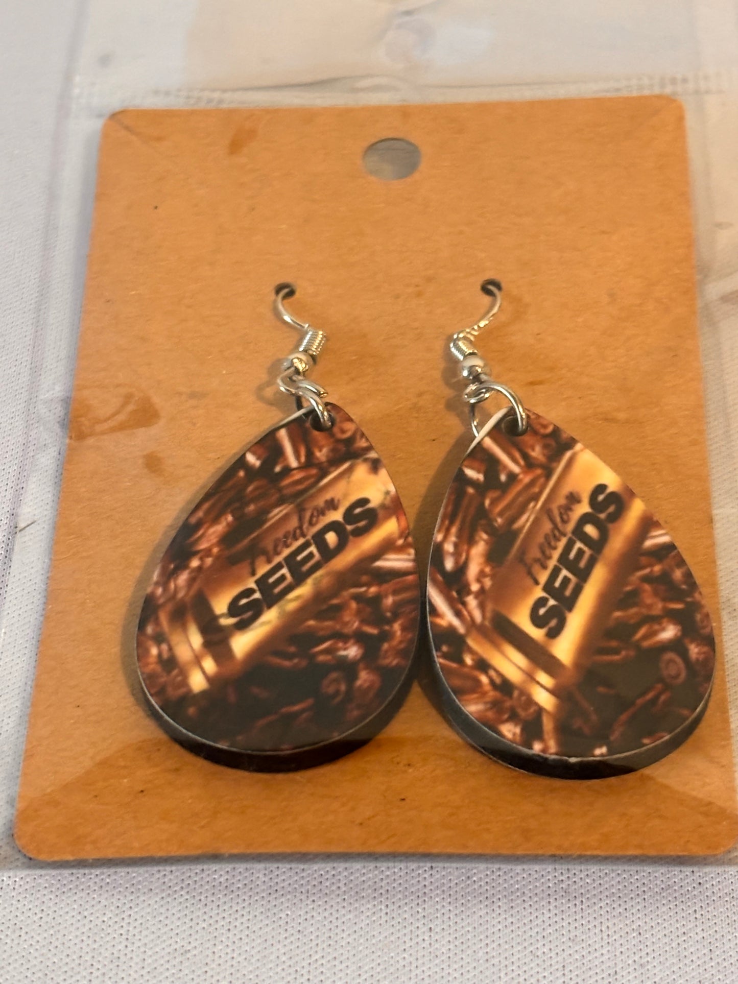 Freedom Seeds Sublimation Earrings