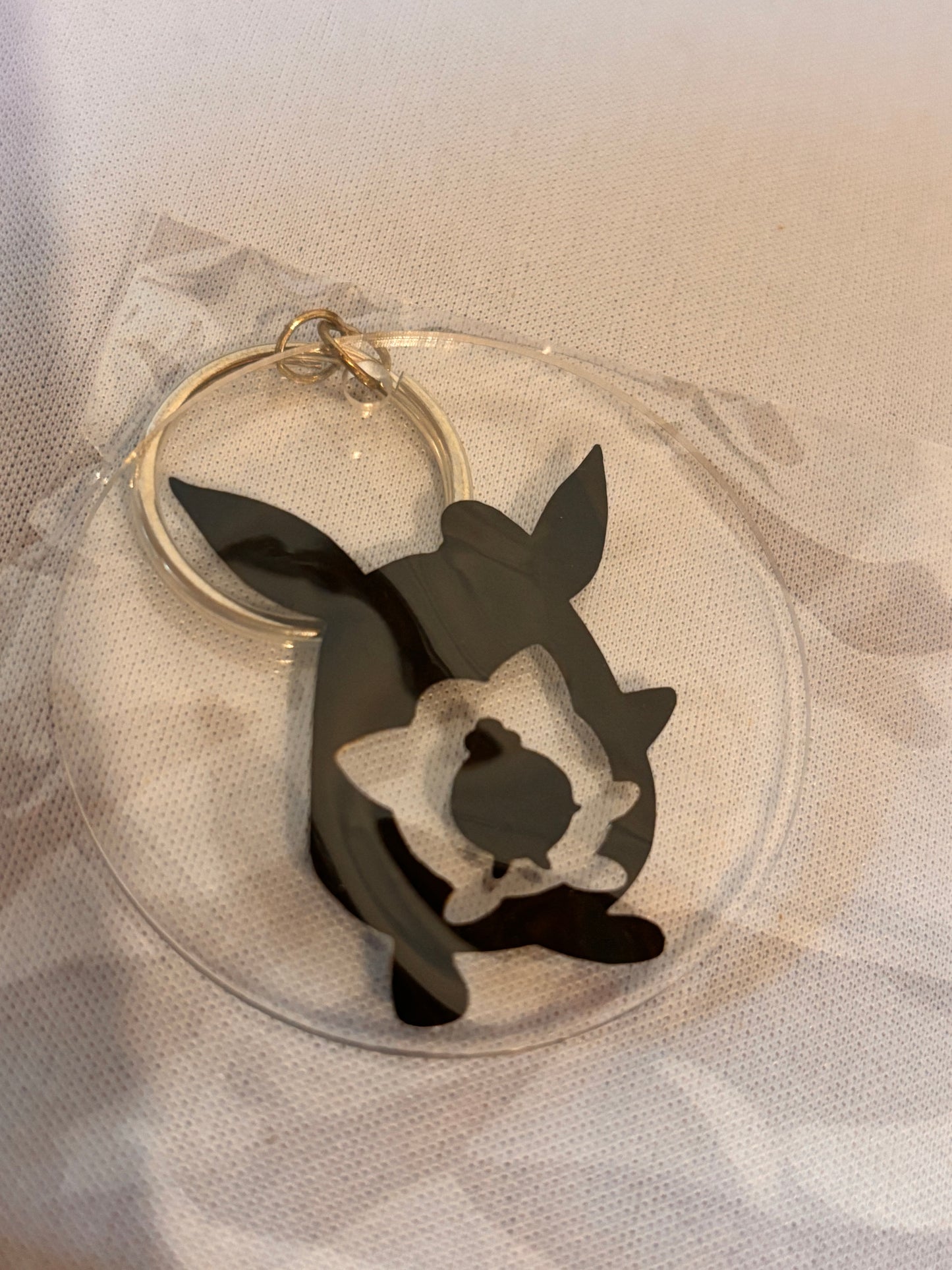 Igglybuff, Jigglypuff, Wigglypuff Evolution Vinyl Keychain