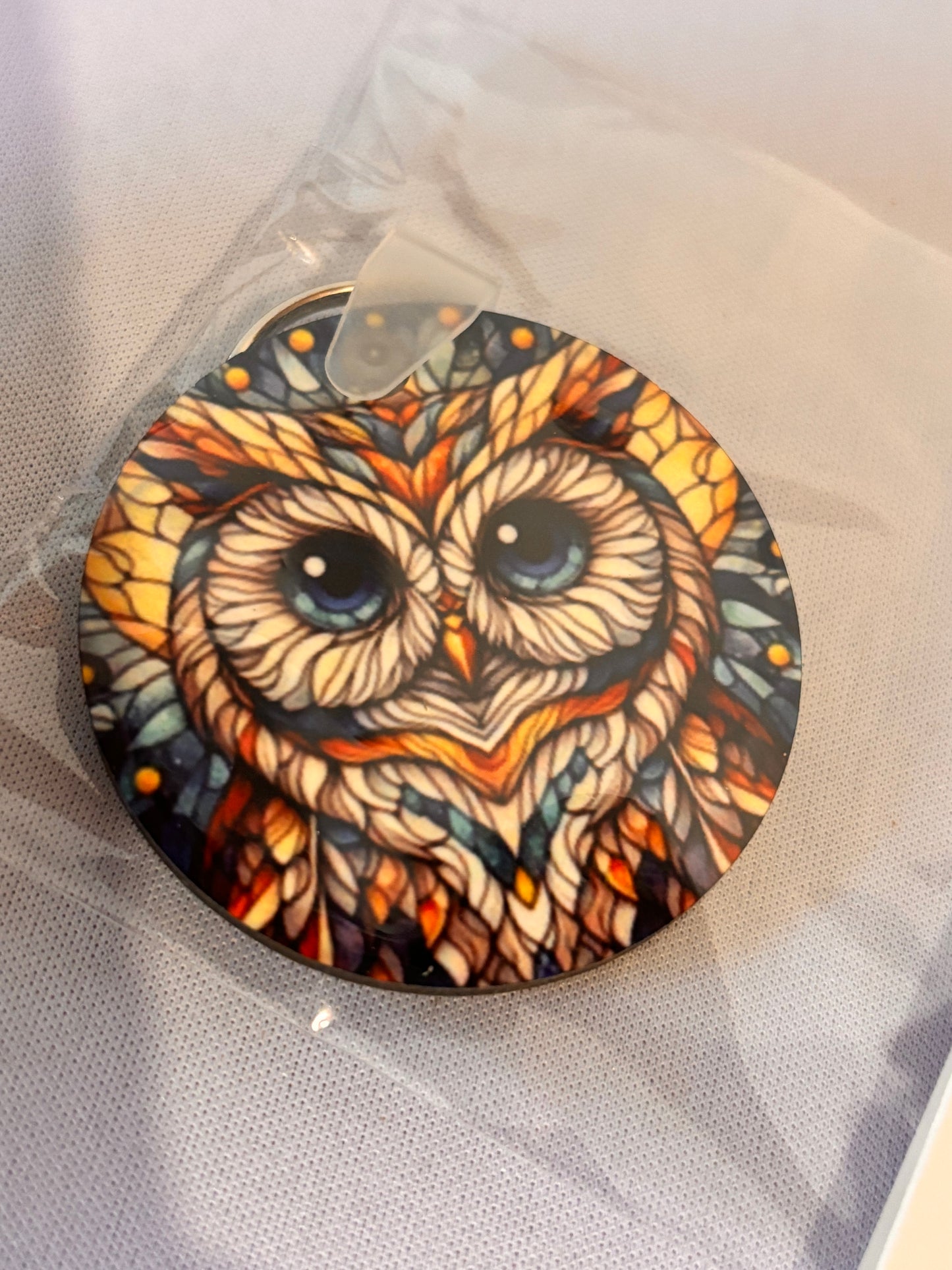 Owl Sublimation Keychain