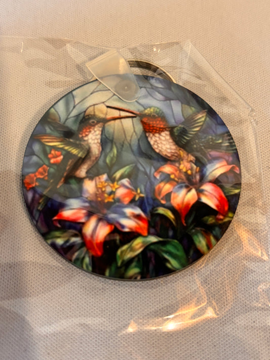 Hummingbird Sublimation Keychain