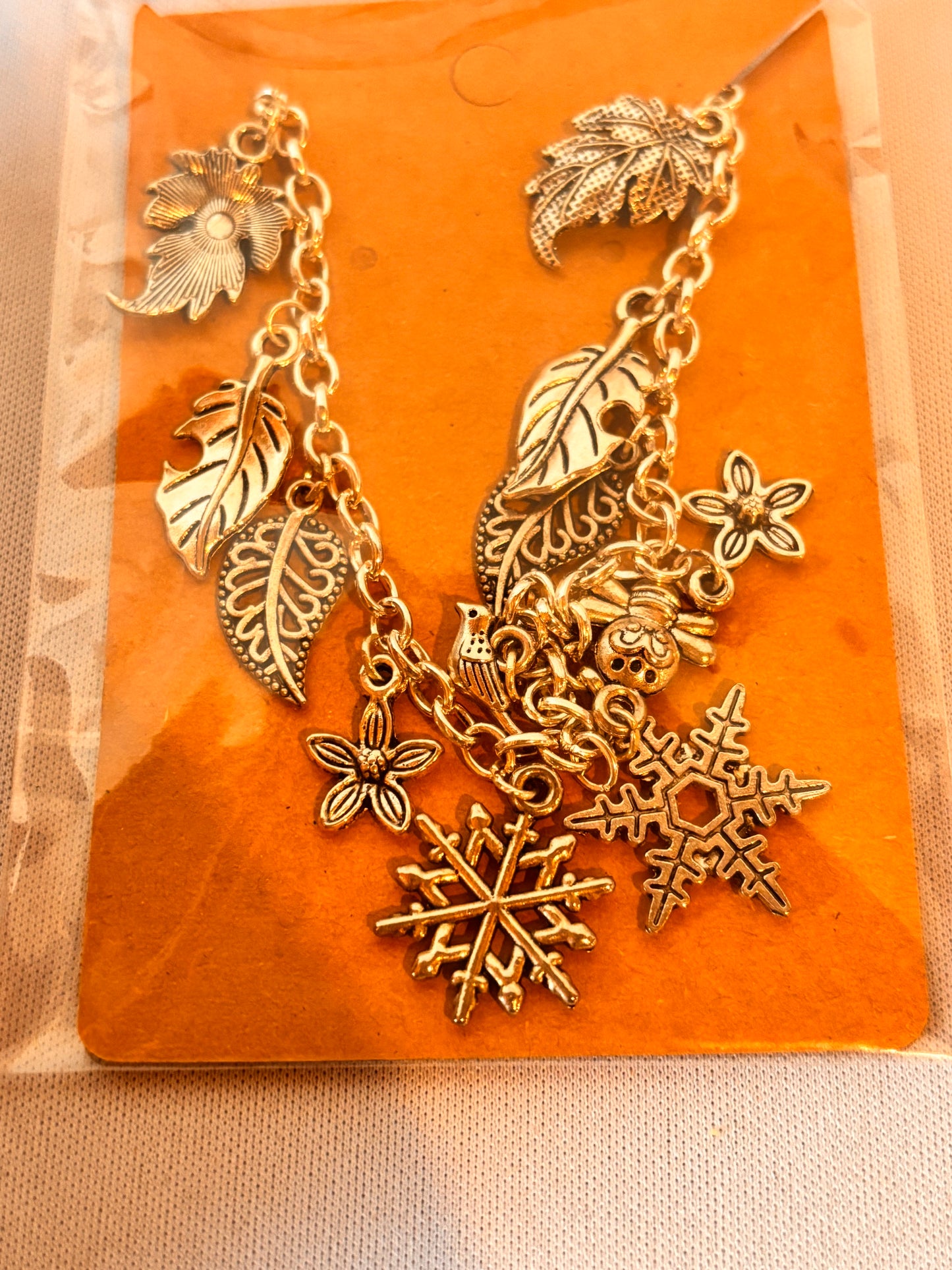 Nature Themed Charm Bracelet