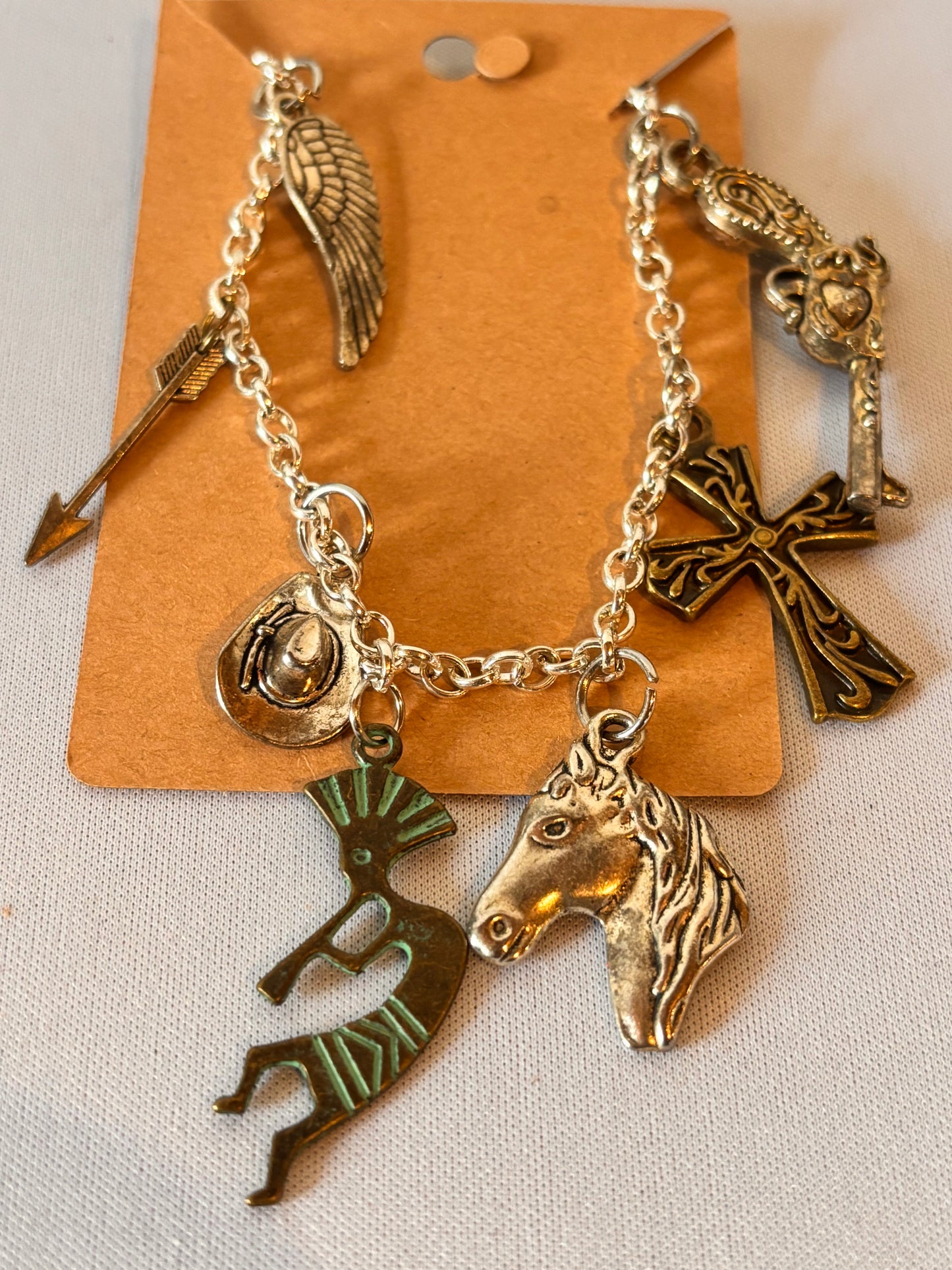 Western Themed Charm Bracelet