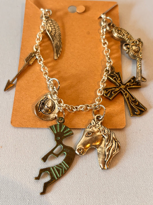 Western Themed Charm Bracelet
