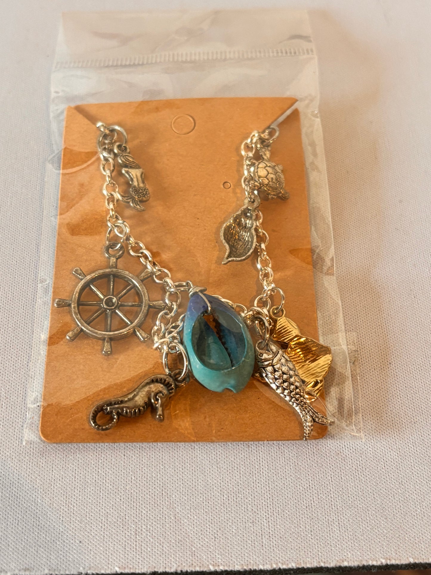 Ocean Themed Charm Bracelet