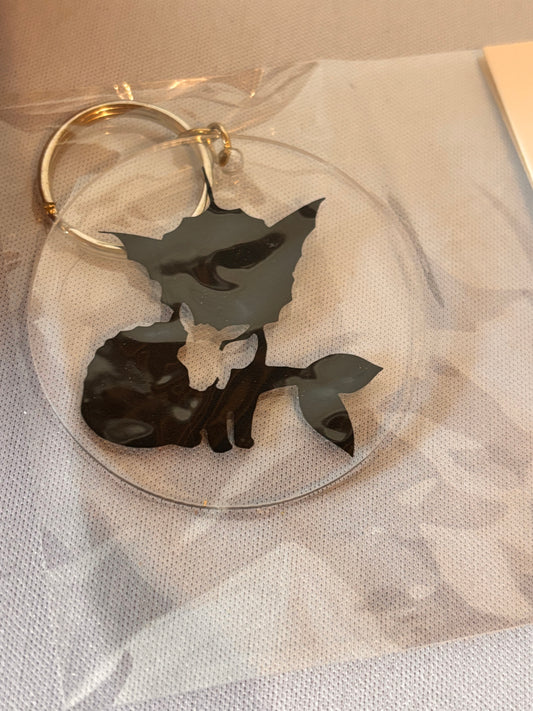 Eevee with Vapereon Vinyl Keychain