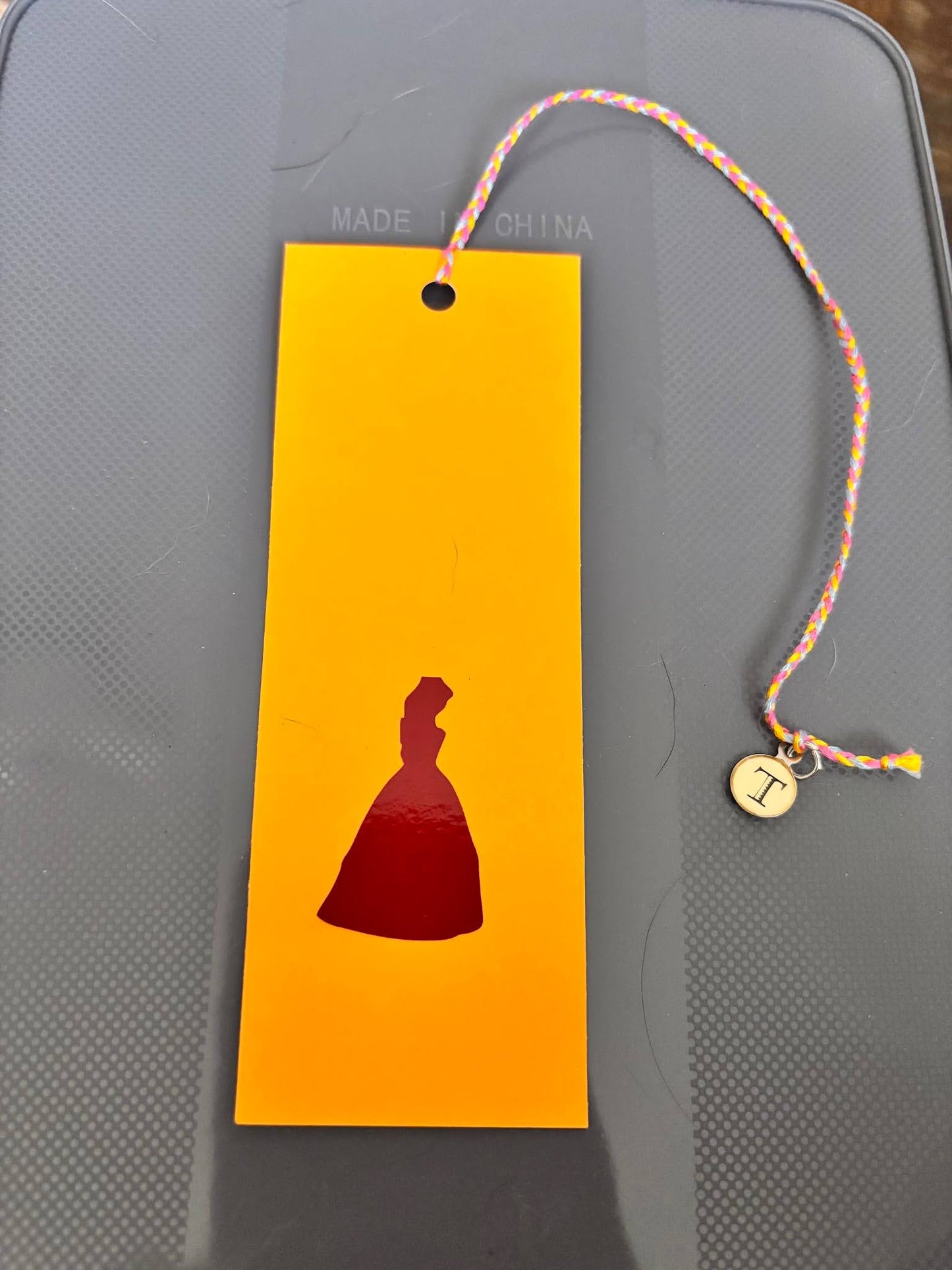 Belle Silhouette Cardstock bookmark